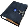 Triple Moon Embossed Vintage Leather Journal Dairy Notebook Travel Journal