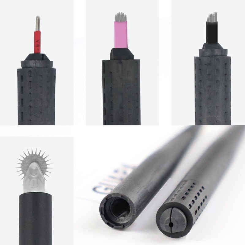 Einweg Universalhalter, biologisch abbaubare Universal Microblading-Griffe, manueller Microblading-Stift für Augenbrauen