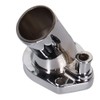 CarBole 45 degree Chrome Thermostat Housing Water Neck Compatible with