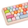 COOMICKEY Cute PBT Keycaps 133 Keys Candy Bear Custom Keycaps