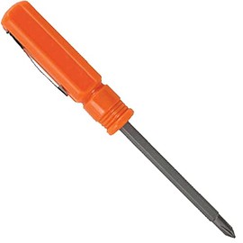 Lutz 2-IN-1O-25 25pk Pocket Size Orange Screwdriver