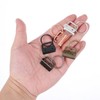 150 Pack Key Fob Hardware 1 Inch with Key Rings,