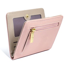 Pomelo Best Women's Wallet Stylish Printed Small Ladies Purse Lightweight and Practical for Normal and Travel (Rose)