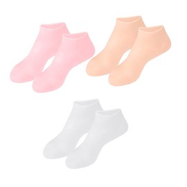 Healeved Womens Socks Moisturizing Cream Foot Care Socks for Dry Cracked Feet Softening Dry Skin Foot Cover