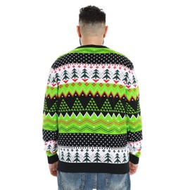 Men? Ugly Christmas Sweater Unisex Women`s Funny Novelty Fairisle Pullover for PartyMediumPerfectly Pine