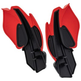 Polaris ATV Handguards, Red, Specific for Scrambler XP 850, Scrambler XP 850, Genuine OEM Part 2876845