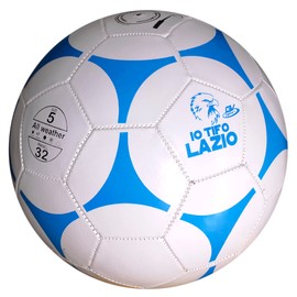 Football Training Or Match Size 5 Glossy For Laziali (Dominant color: white)