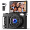 Digital Camera 4K: 64MP Cameras for Photography Vlogging - 16X