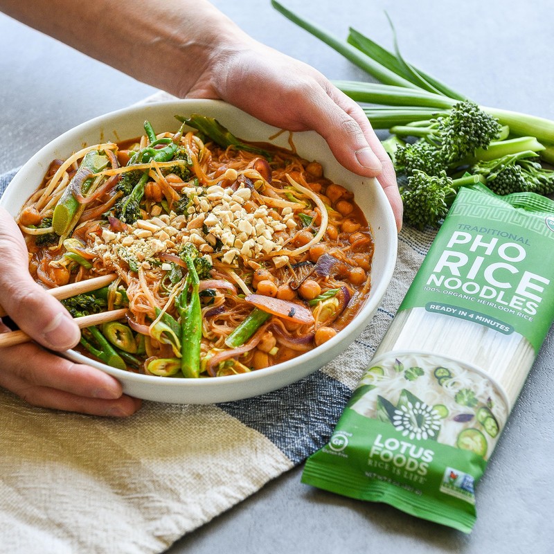 Lotus Foods Noodles Rice Pho Org 8 OZ