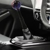 Blueshyhall Gear Knob Purple Round Ball with Stars Motif, Universal