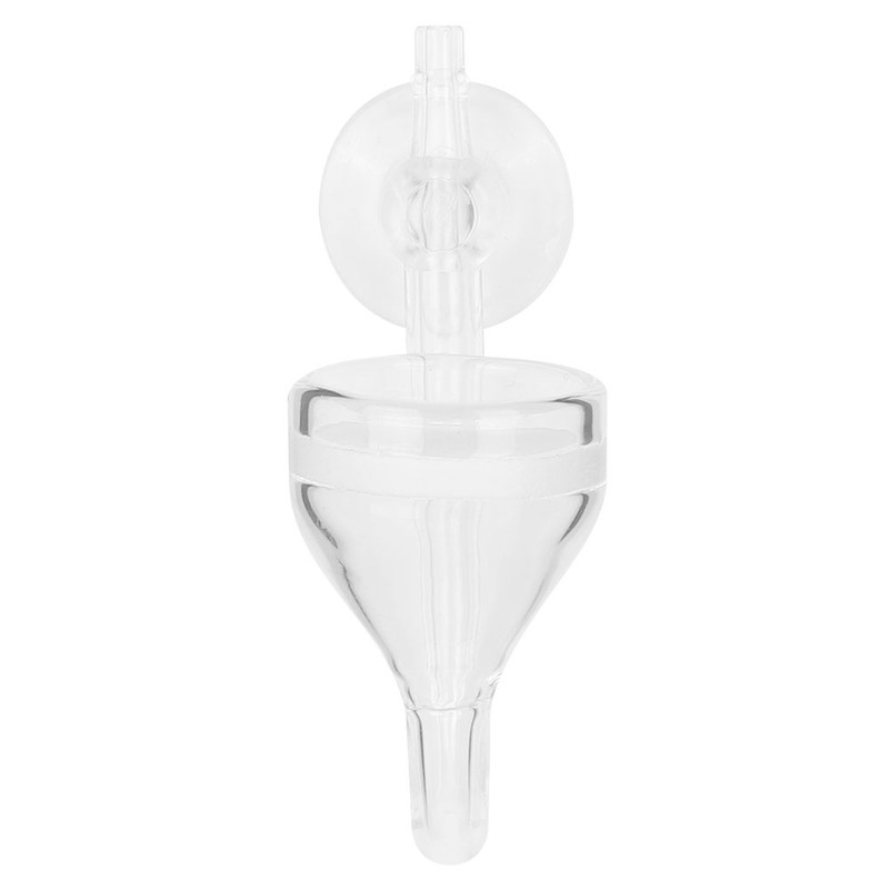 CO2 High Transparent Glass Refiner Diffuser Funnel Type for Aquarium