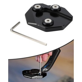 NACORE Motorcycle Kickstand Pad Stable Side Stand Plate For MSX125/A 2016-2025 Street Bike, BLACK