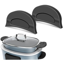 for Ninja Crockpot Slow Cooker Silicone Pot Handle Cover, for Ninja Foodi Possiblecooker Pro Silicone Handle Cover, Sleeve, Holder, Glove,Grip,Kitchen Accessories,Heat-Resistant,No More Hand Burns