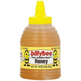 Billy Bee Pure Canadian Clover Honey, 16 oz (Pack of 6)