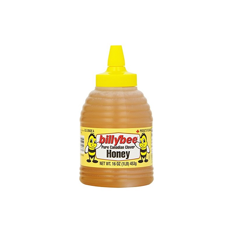 Billy Bee Pure Canadian Clover Honey, 16 oz (Pack of