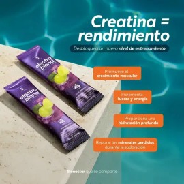 Electrolitos Creatina 45 Sobres Electroblend Creatine B Life Sabor Mix De Frutas                                                                      