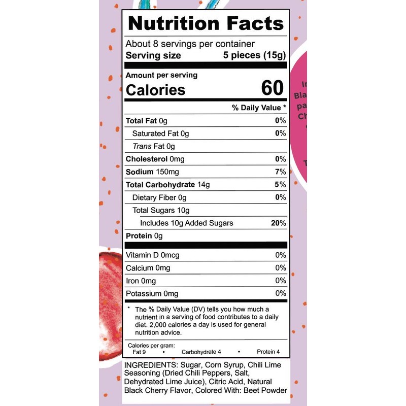 Candy - Cherry It's a Fire 5 Pack Tamalitoz by