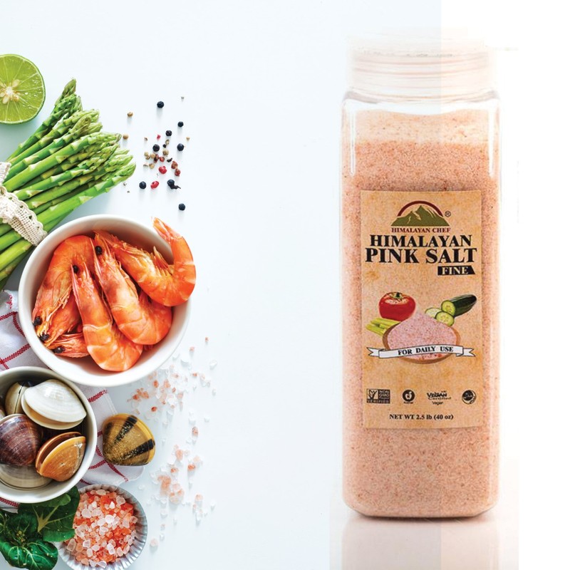 Himalayan Chef Himalayan Pure Pink Salt - Natural Fine Salt,