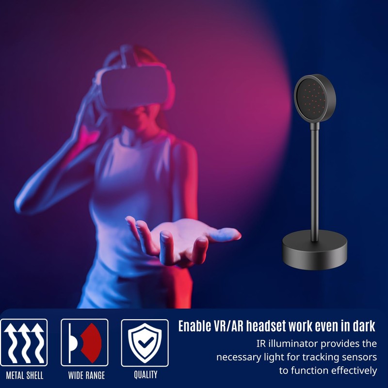 PDClnyck Upgraded IR Light for VR - Compatible with Quest