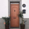 Round House Number Engraved Sign - Comes with floating fixings
