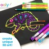 Ooly Magic Puffy Pens Set of 6 Neon Colors for