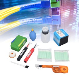 Kit de Limpieza de Fibra óptica, 12 Uds., 1,25mm, 2,5mm SC FC ST LC MU MPO MTP para una Limpieza Eficiente y Duradera