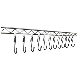 Crhexpva Anti Drop Wire Shelving S Hooks Metal Rack Hangers Untensil Hanging Hooks Shelves, Accessories Hangers (Shape A)