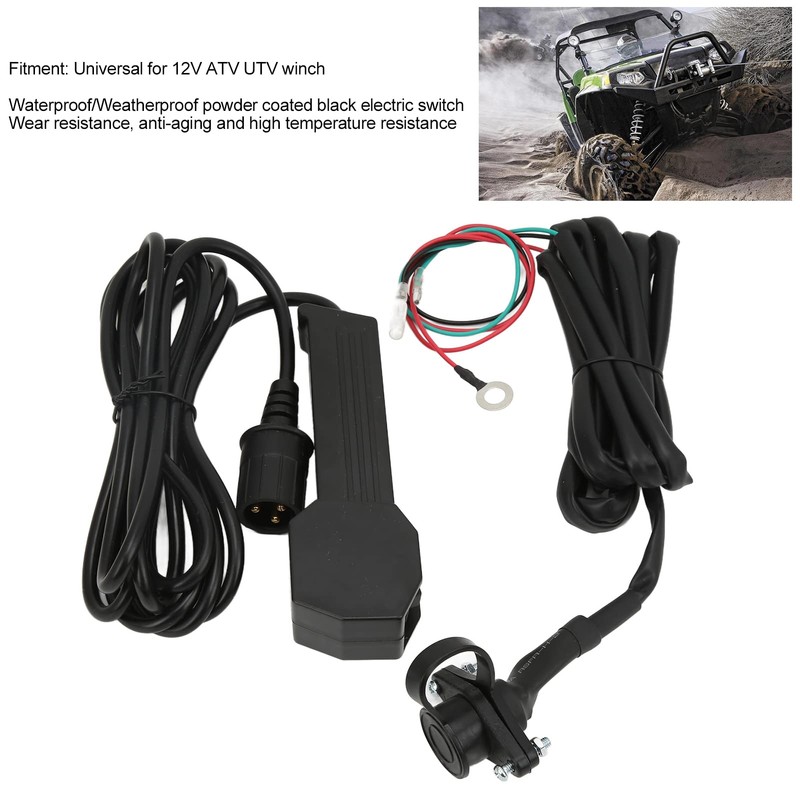 3 Prong Winch Remote Control Female Plug Badlands Winch Remote