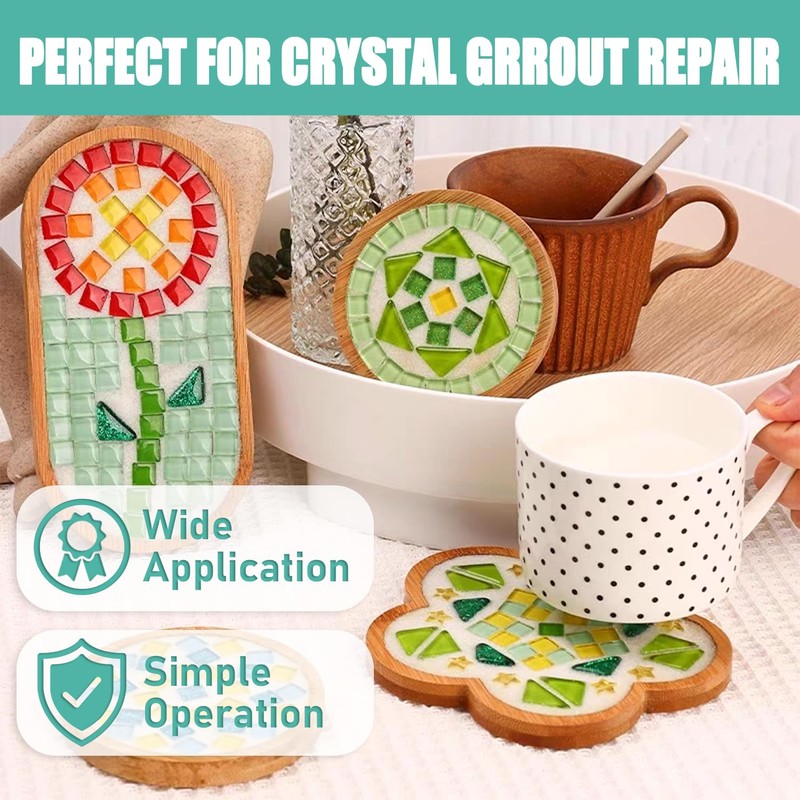 OOTDART Mosaic Crystal Grout, Mosaics Tile Tools, Mosaic Tile Accessories