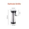 TOPANBIETER 999 Nutmeg Mill Spice Mill Nutmeg Grinder Stainless Steel