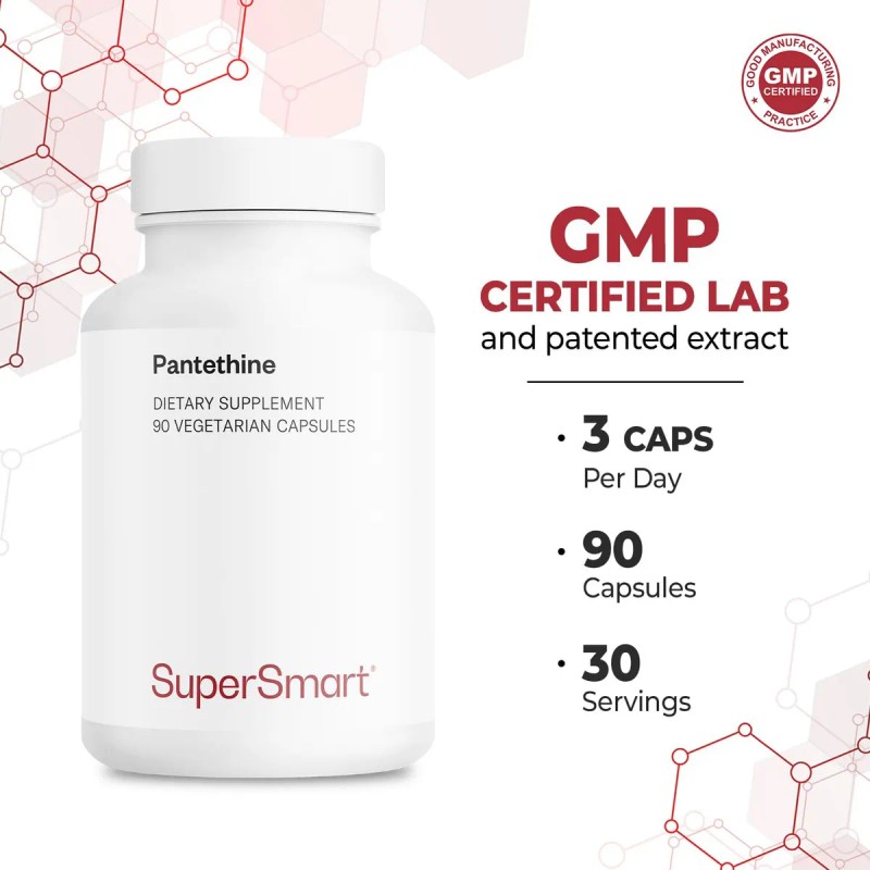 Pantesin Pantethine 600 Mg Al Da Supersmart 90 Cpsulas