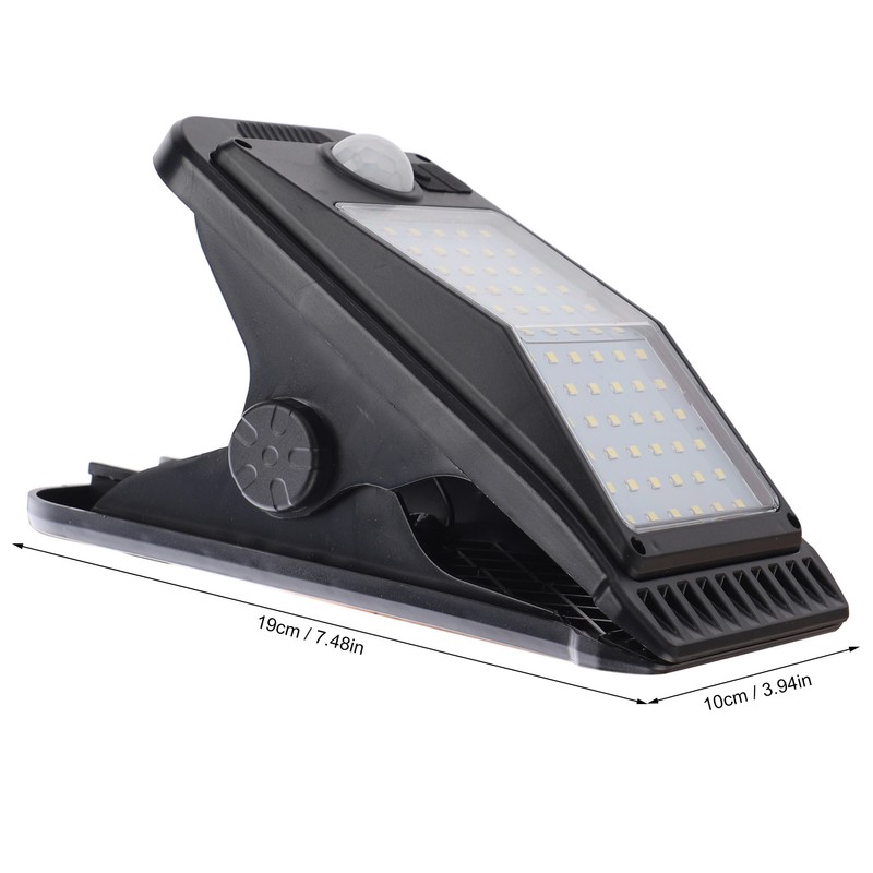 Clip On Solar Motion Light 72 LED Beads IP65 Waterproof