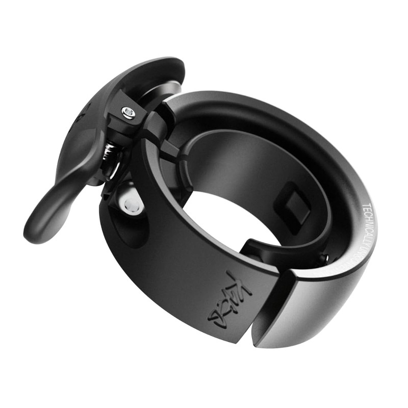 Knog Oi Prima Bicycle Bell Anthracite 23.8-31.8 mm Button