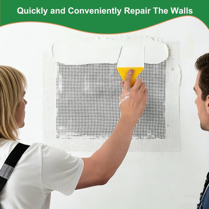 17 Pack Dry Wall Patch Walls,Palmhill 2/4/6/8 Drywall Patch Repair