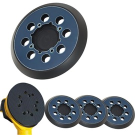 4 Pack Sander Pad for Dewalt, 5 inch 8 Hole Hook and Loop Replacement Orbital Sander Pad for DeWalt DWE6421 6421K DWE6423 6423K DCW210B