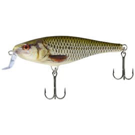 Rapala Super Shad Rap Lure with Two No. 3/0 Hooks, 1.5-2.7 m Swimming Depth, 14 cm Size, Live Roach