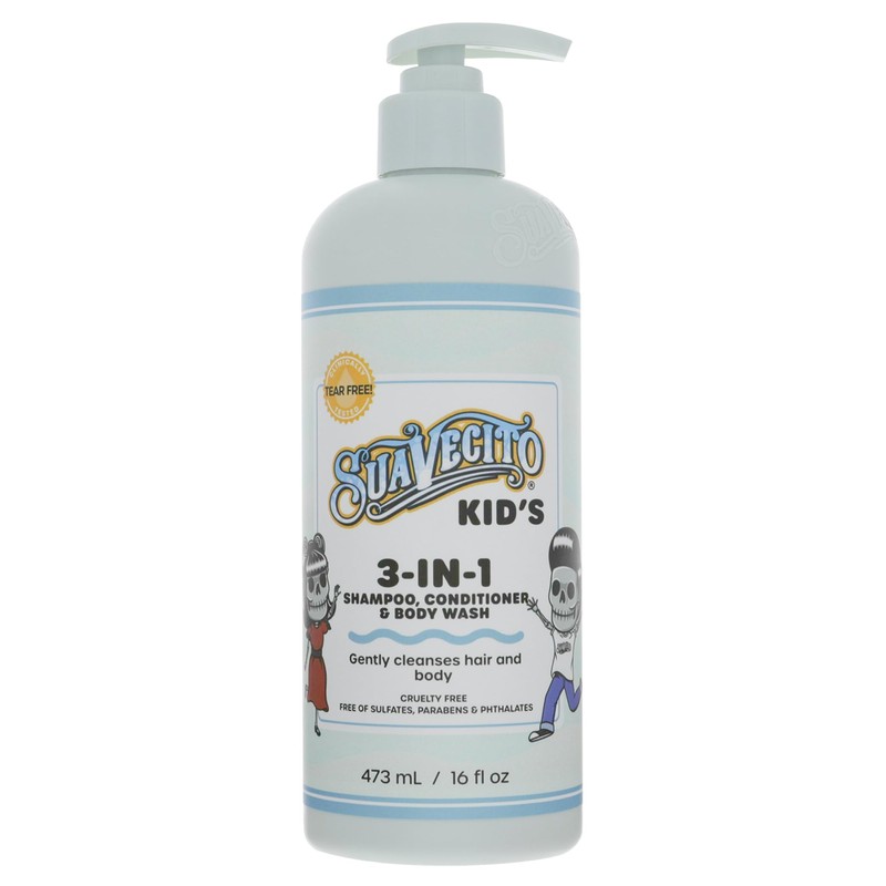 Suavecito- Champú, acondicionador y gel de baño 3 en 1