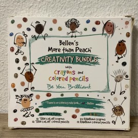More than Peach Project  Bellen's More Than Peach Creativity Bundle W/ Crayons & Colored Pencils NEW