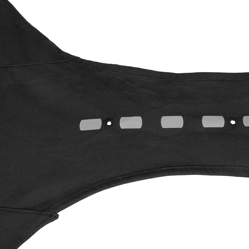 Non-Stop Dogwear Fjord Raincoat, Black/Orange - 40