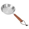 Stainless Steel Fry Pan with Even Heating Bottom for Restaurant