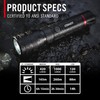 2 pezzi Coast G60R 1000 lumen torcia ricaricabile impermeabile