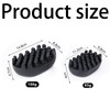 Hair Sponge for Curls, 2-Pack Black Styling Brushes for Afro