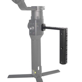 Acouto Lightweight Stabilizer Extension Rod Handle Grid Holder for DJI Ronin-S Stabilizer Gimbal