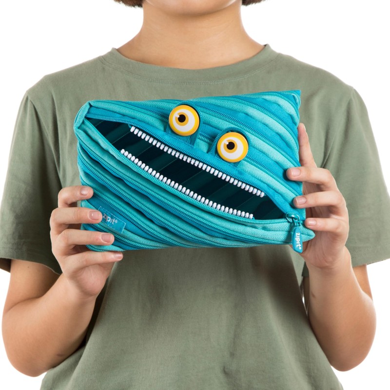 ZIPIT Wildlings Pencil Case for Kids | Big Pencil Pouch