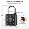 Smart Locker Lock, Lokko Bluetooth Fingerprint Padlock, Fast Finger Scan
