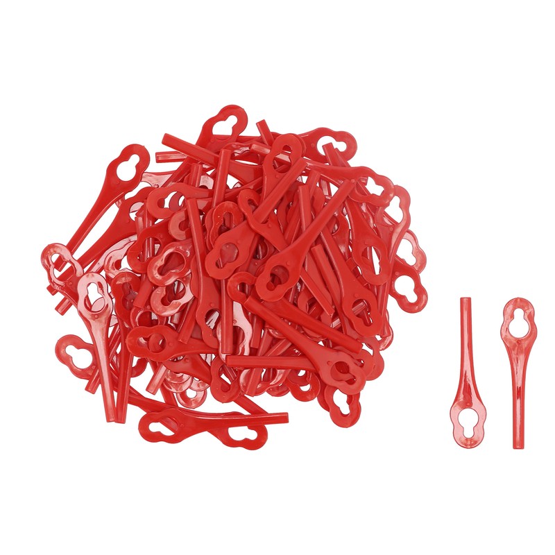 100pcs Replacement Grass Trimmer Blades Lawn Mower Head Cutting Blades