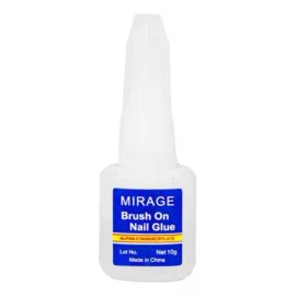 Alex Imports Mt Pegamento para uñas con brocha Mirage Mirage Nail Glue Nails