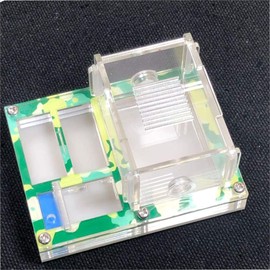 ANT Mini DIY Acrylic Flat Farm Nest with Feeding Area House for Queen Laying Eggs Anthill with Moisturizing Zone (Summer)