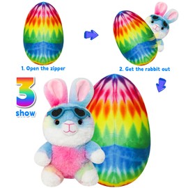 GYNAKJ Easter Bunny Egg Plush