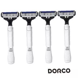 Gita 휴대용 면도기 남성 위생 쉐이빙 용품 4P 여행용 Portable Shaver Men's Hygiene Shaving Tools 4P Travel Set [Dorco Pace 4 Portable Shaver 4 Blades]